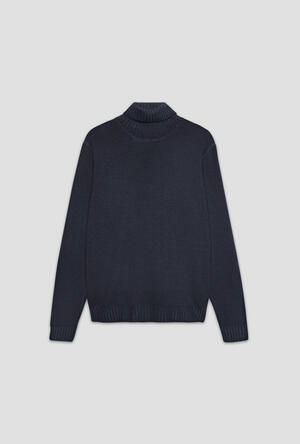 Garment-dyed wool turtleneck ESSENTIAL - Ferrante | img vers.300x/